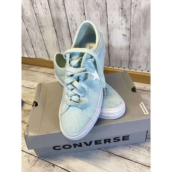 Converse One Star Pro Baby Blue Corduroy Sneakers Unisex Men 10.5 / Women 12 NIB - Picture 2 of 4